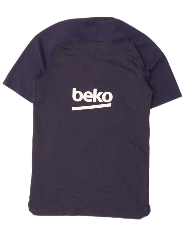 Camiseta Nike FCB Graphic para hombre, talla pequeña, color azul marino, poliéster