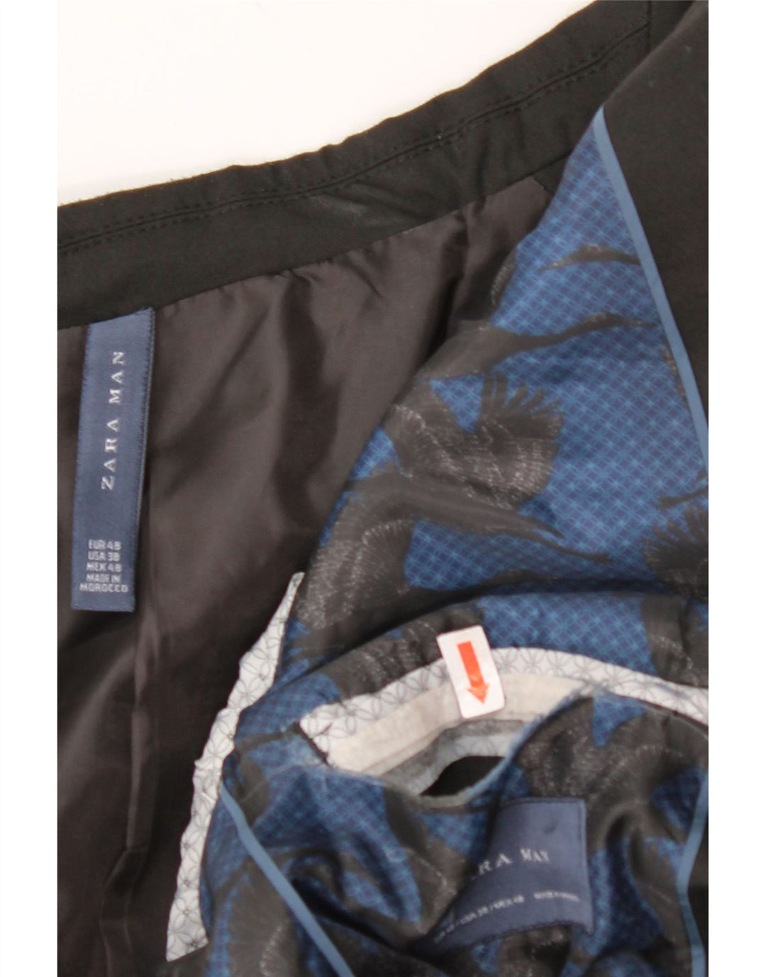 ZARA Chaqueta tipo blazer de 2 botones para hombre EU 48 Medium Black