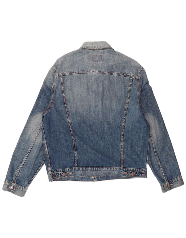 Levi's Mens 70550 Chaqueta Vaquera UK 40 Grande Algodón Azul