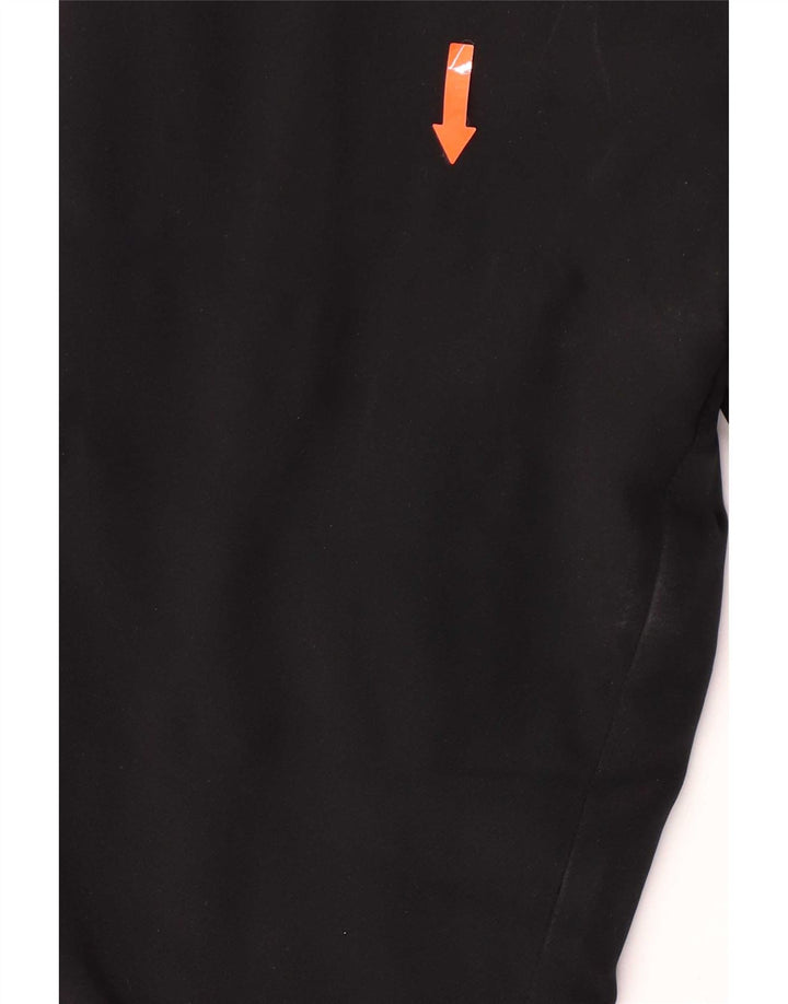 Piero Guidi Abrigo para hombre ES 42 XL Poliéster negro