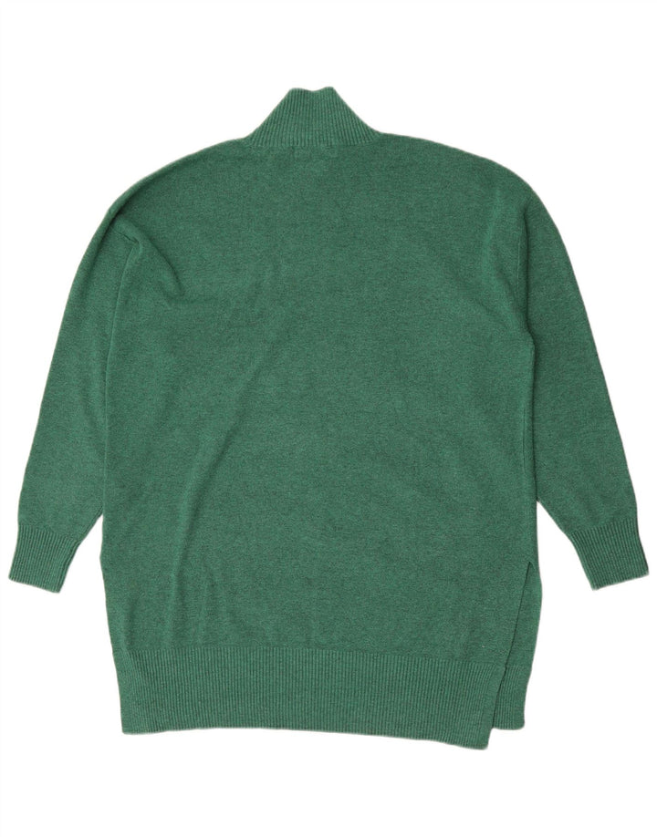 Marks & Spencer - Jersey con cuello alto para mujer, talla 40, color verde medio