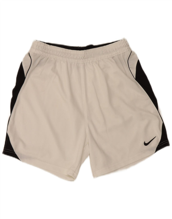 Pantalones cortos deportivos Nike para hombre en color blanco mediano