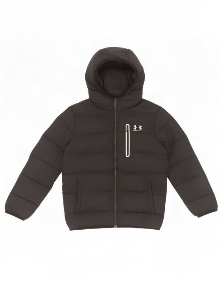 Under Armour Chaqueta acolchada con capucha para niño 10-11 años Poliamida negra