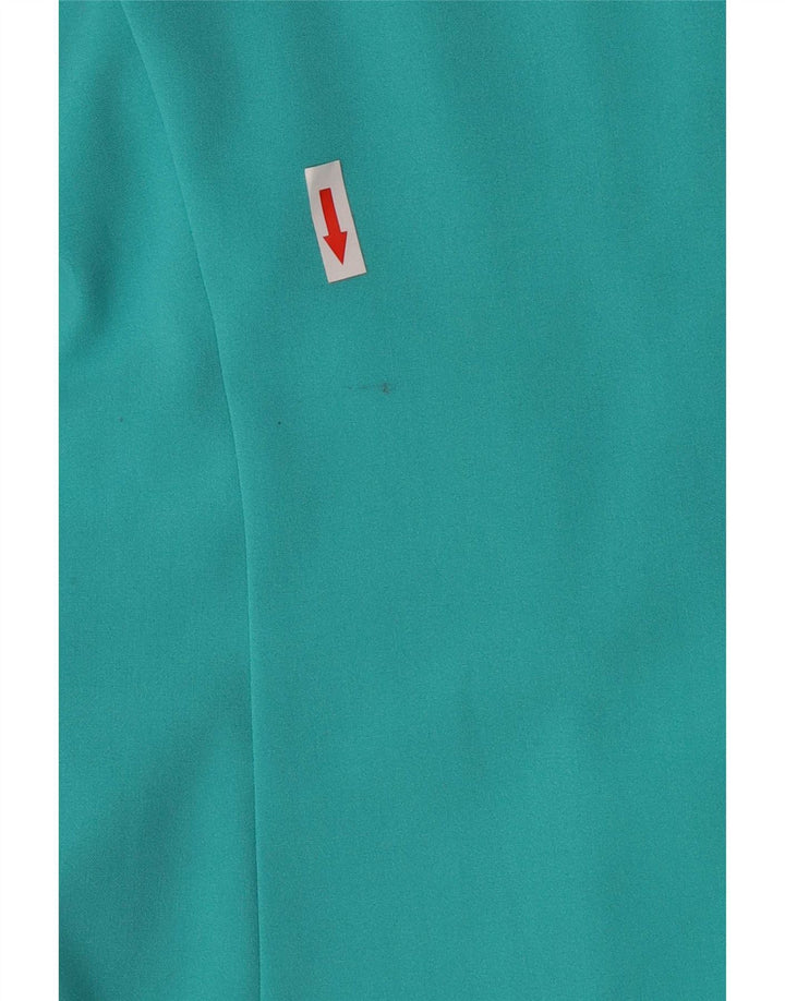 Marks & Spencer Chaqueta tipo blazer abierta para mujer UK 8 Small Turquesa Poliéster