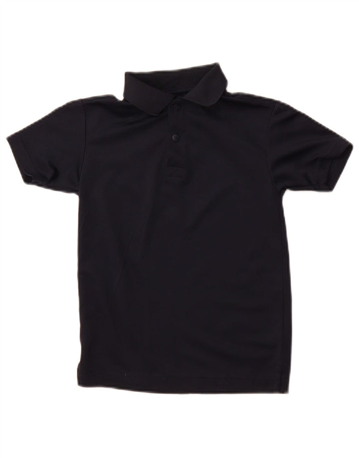 IZOD Boys Polo Shirt 6-7 Years XS Navy Blue Polyester