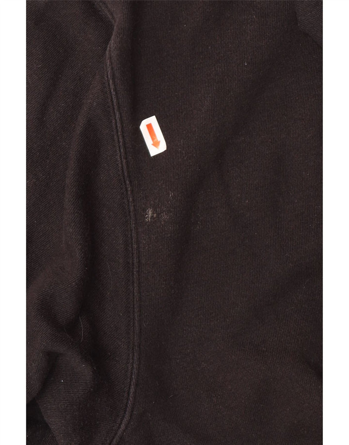 ADIDAS Hombre Graphic Sudadera con capucha Jumper Grande Algodón Negro