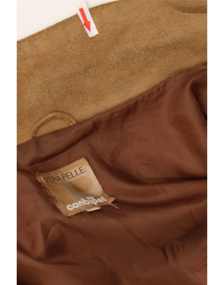 Conbipel Chaqueta de ante para hombre IT 56 2XL Cuero beige