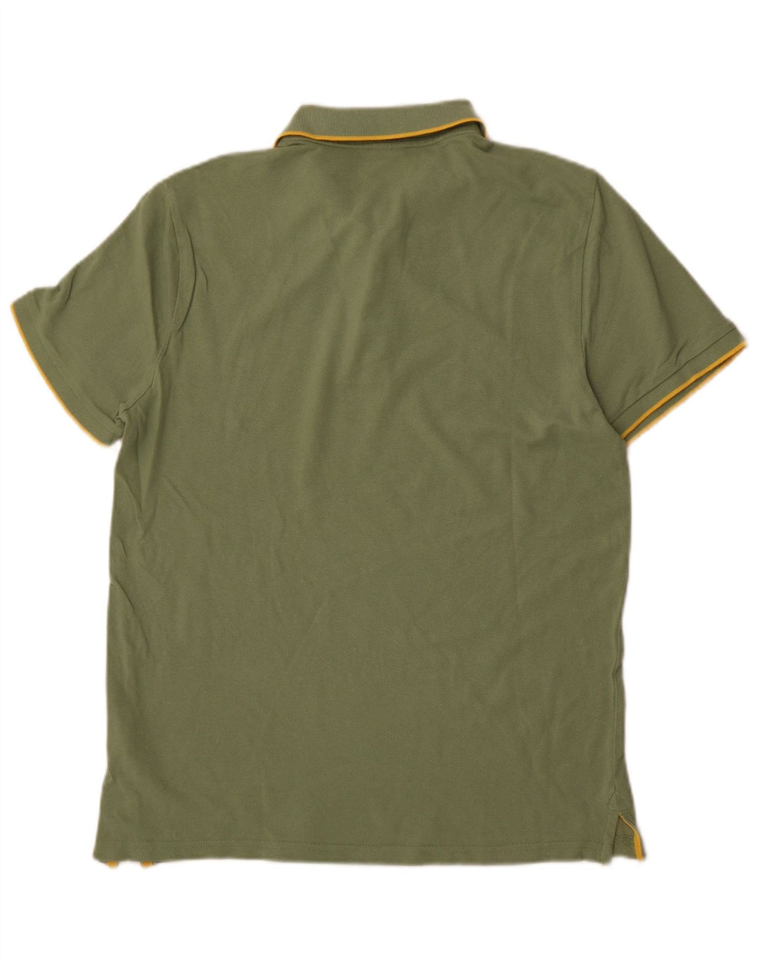 Maui and Sons Polo para hombre de algodón caqui medio