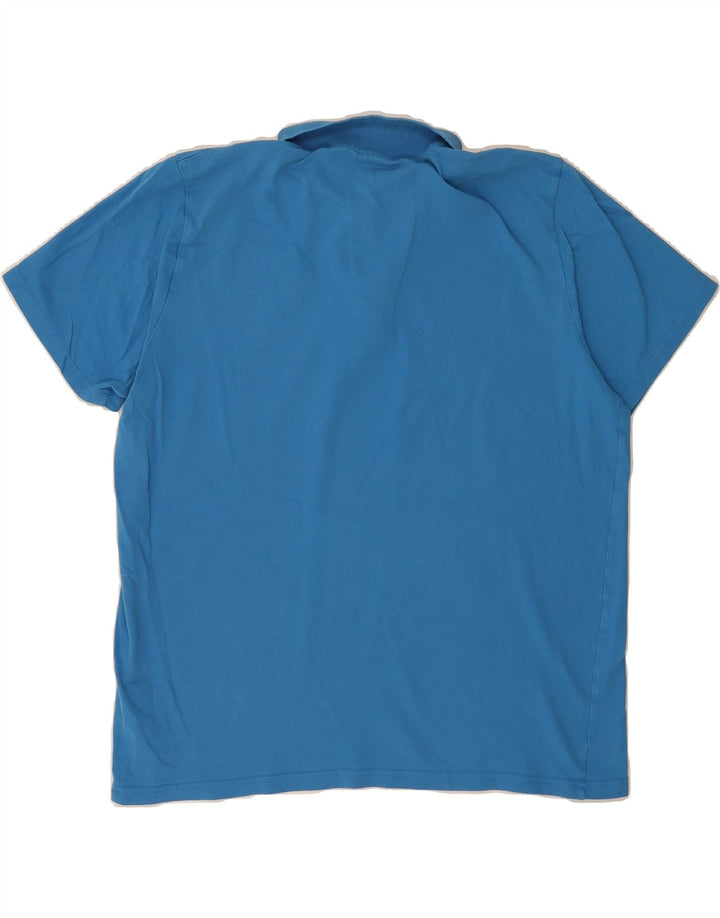 PUMA Mens Polo Shirt XL Blue Cotton Vintage Puma and Second-Hand Puma from Messina Hembry 