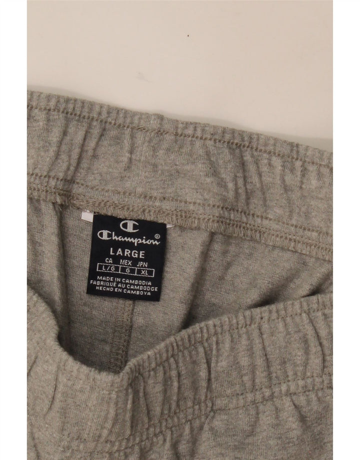 CHAMPION Mens Sport Shorts Large  Grey Vintage Champion and Second-Hand Champion from Messina Hembry 