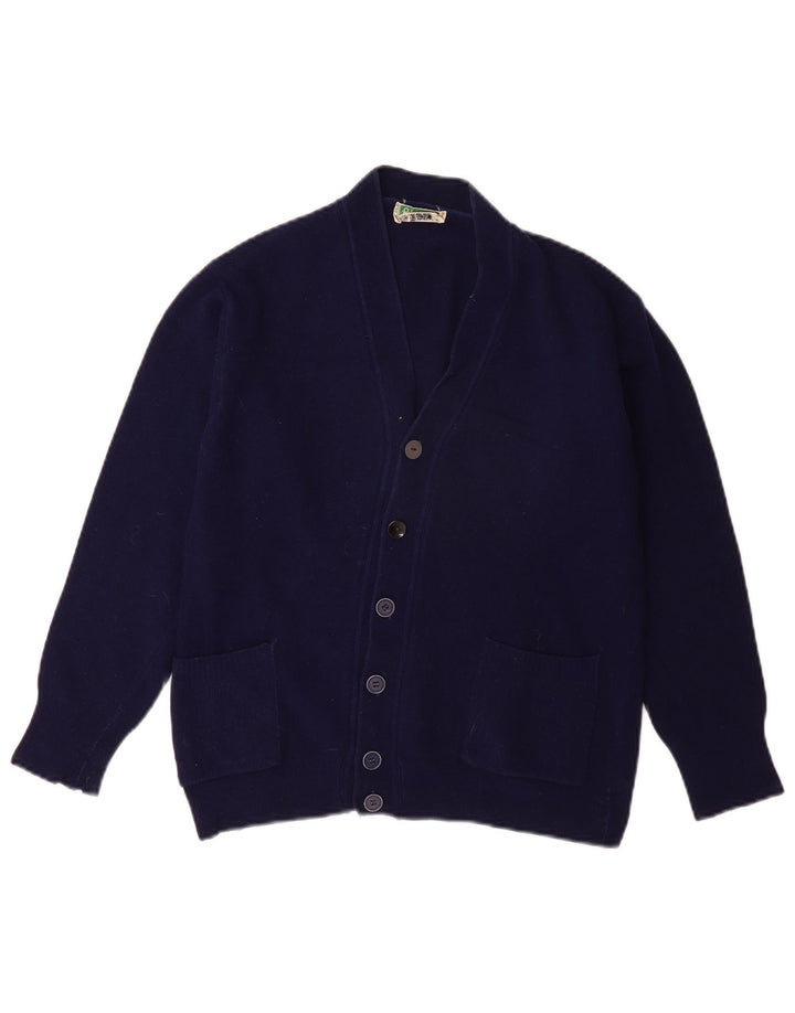 BENETTON Jersey Niño 13-14 Años Lana Azul Marino