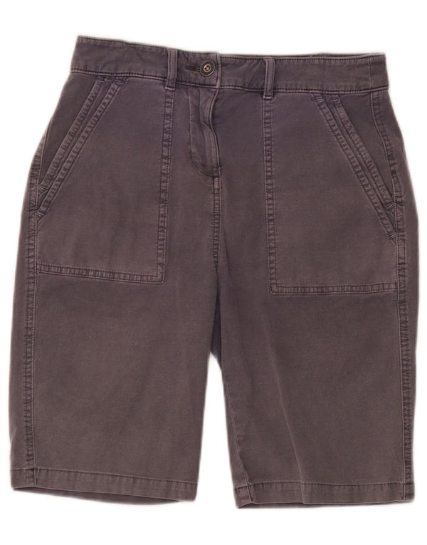 White Stuff Pantalones cortos chinos para mujer UK 8 Small W28 Algodón gris