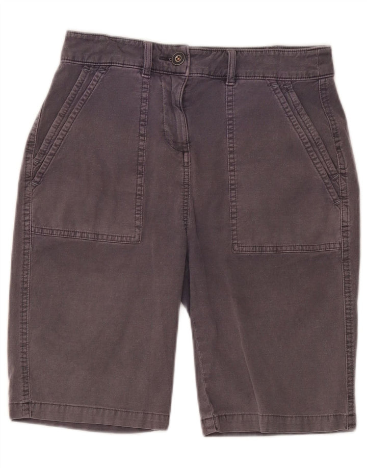 White Stuff Pantalones cortos chinos para mujer UK 8 Small W28 Algodón gris