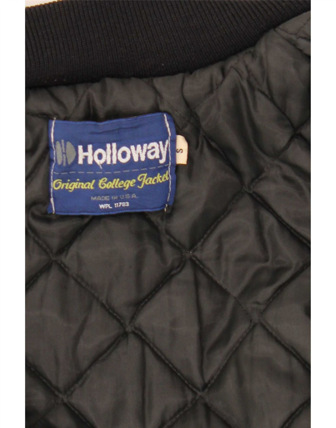Holloway Chaqueta universitaria para hombre UK 36 Small Black