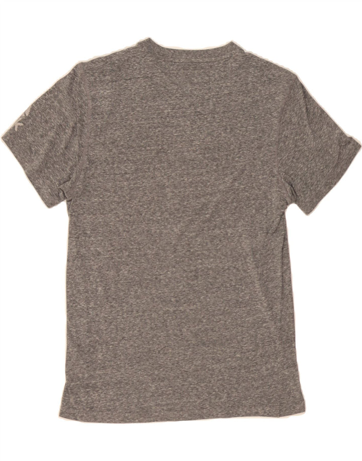REEBOK Mens Graphic T-Shirt Top Small Grey Flecked Cotton Vintage Reebok and Second-Hand Reebok from Messina Hembry 