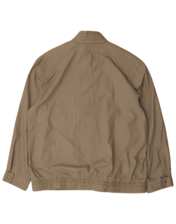 Chaqueta bomber vintage para hombre Reino Unido 42 XL Poliéster caqui