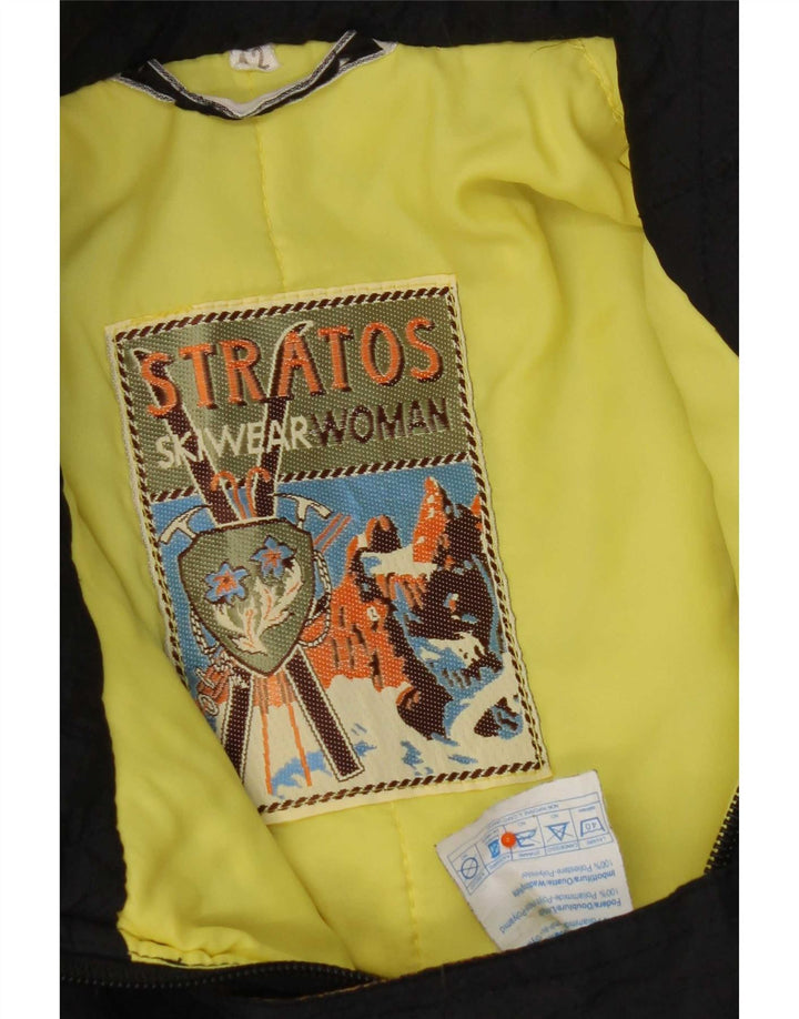 Mono de esquí para mujer Stratos IT 42 Medium Black Nylon