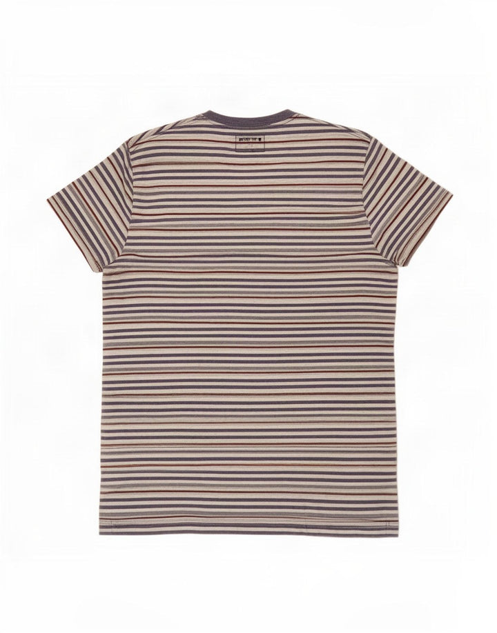 Camiseta para hombre French Connection Top grande con rayas diplomáticas multicolores