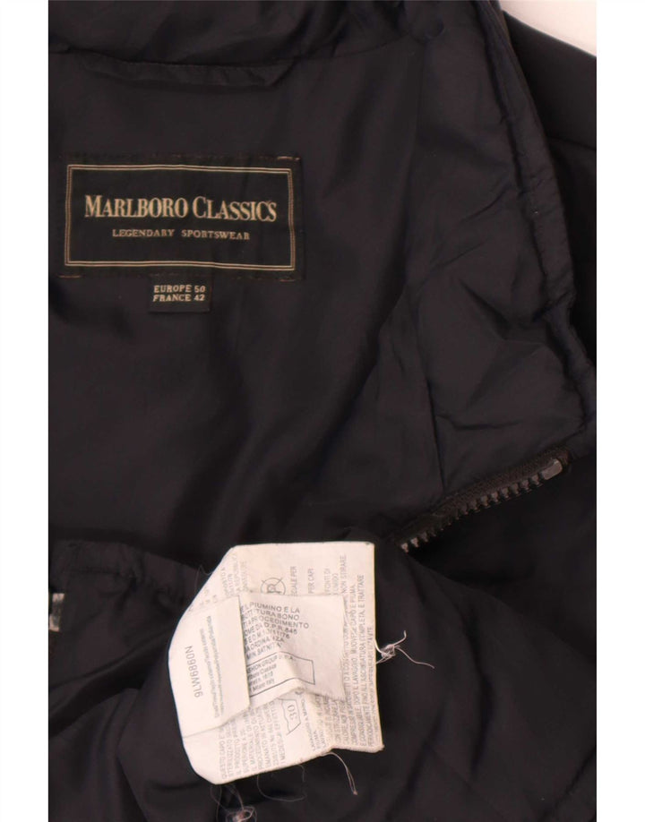 Marlboro Classics Chaqueta acolchada para hombre EU 50 Large Nylon negro