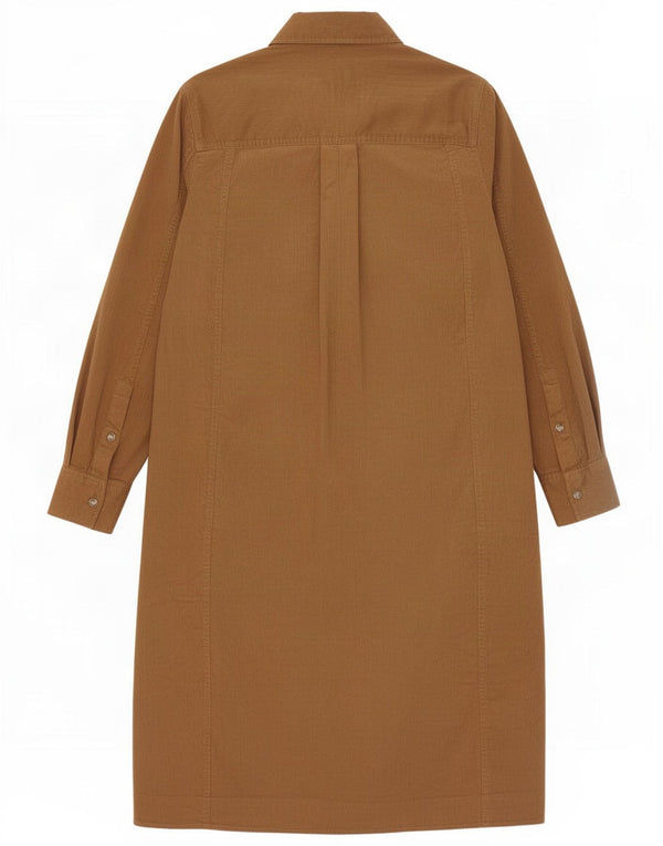 Cos Vestido camisero de pana extragrande para mujer EU 34 XS Algodón beige