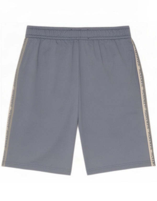 Mckenzie Mens Graphic Sport Shorts Medium Blue Colourblock Polyester