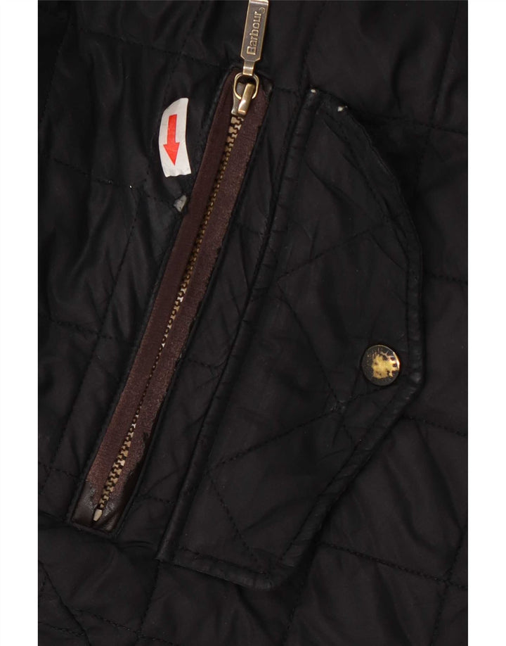 Barbour Chaqueta acolchada para hombre Reino Unido 40 Grande Negro