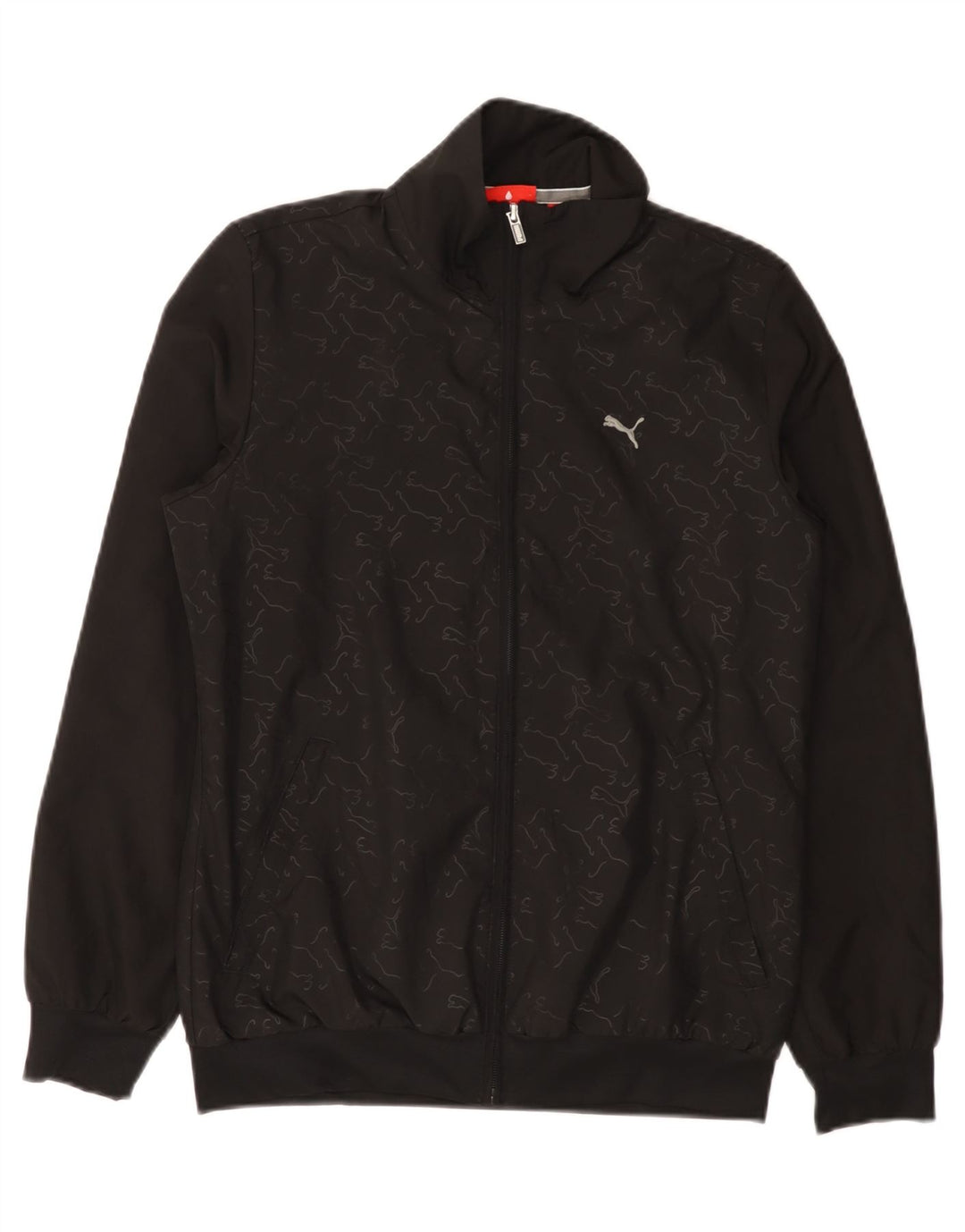 PUMA Chaqueta superior de chándal gráfico para mujer UK 12 Medium Black