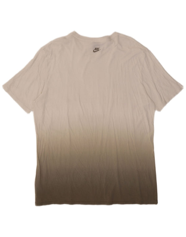 Nike Camiseta gráfica para hombre UK 45/47 XL Blanco Tie Dye Algodón