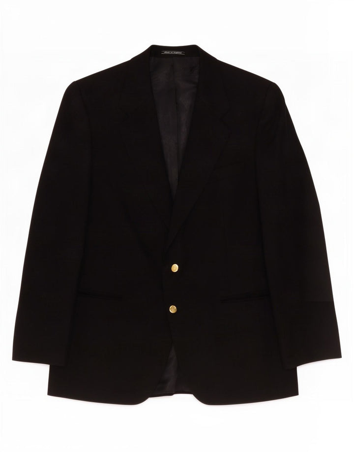 Burberrys Chaqueta tipo blazer de 2 botones para hombre UK 42 Large Lana azul marino