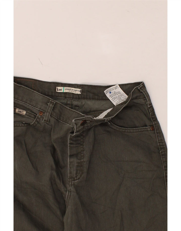 LEE Womens Relaxed Fit Straight Jeans US 8 Medium W30 L33 Grey Cotton Vintage Lee and Second-Hand Lee from Messina Hembry 