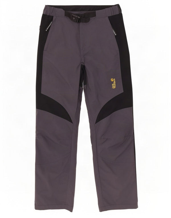 Jack Wolfskin Pantalones cargo de senderismo para hombre Small W30 L29 Gris Colorblock