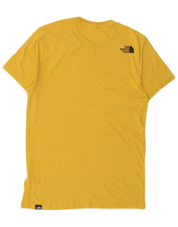 Camiseta The North Face Hombre Top Small Amarillo Algodón