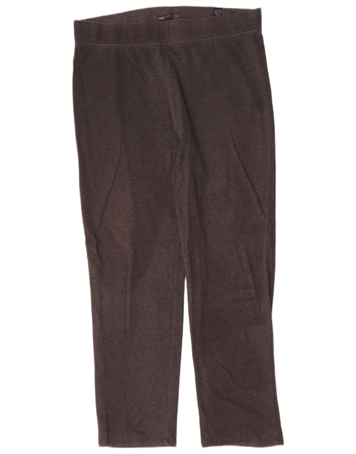 Marks & Spencer Leggings para mujer UK 20 2XL Algodón gris