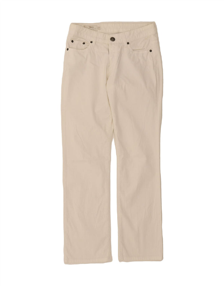 MARLBORO CLASSICS Womens Straight Jeans W28 L30 White Cotton Vintage Marlboro Classics and Second-Hand Marlboro Classics from Messina Hembry 