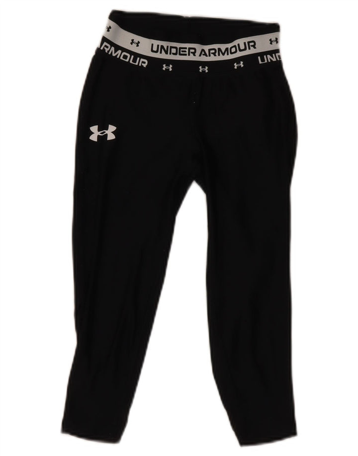 UNDER ARMOUR Leggings gráficos para niña 7-8 años Pequeño Negro Poliéster