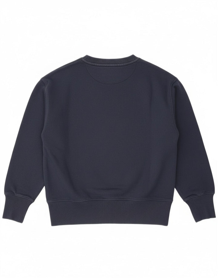 Tommy Hilfiger Hombre Sudadera Jumper Small Azul Marino Algodón