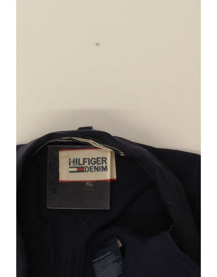 Camisa Tommy Hilfiger Hombre XL Azul Marino Algodón