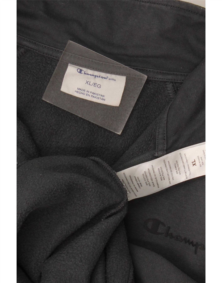 Champion Sudadera Con Cremallera Y Cuello Para Hombre Jumper XL Gris Algodón