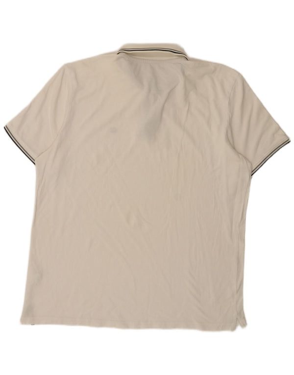 Champion Polo Hombre 2XL Algodón Blanco Roto