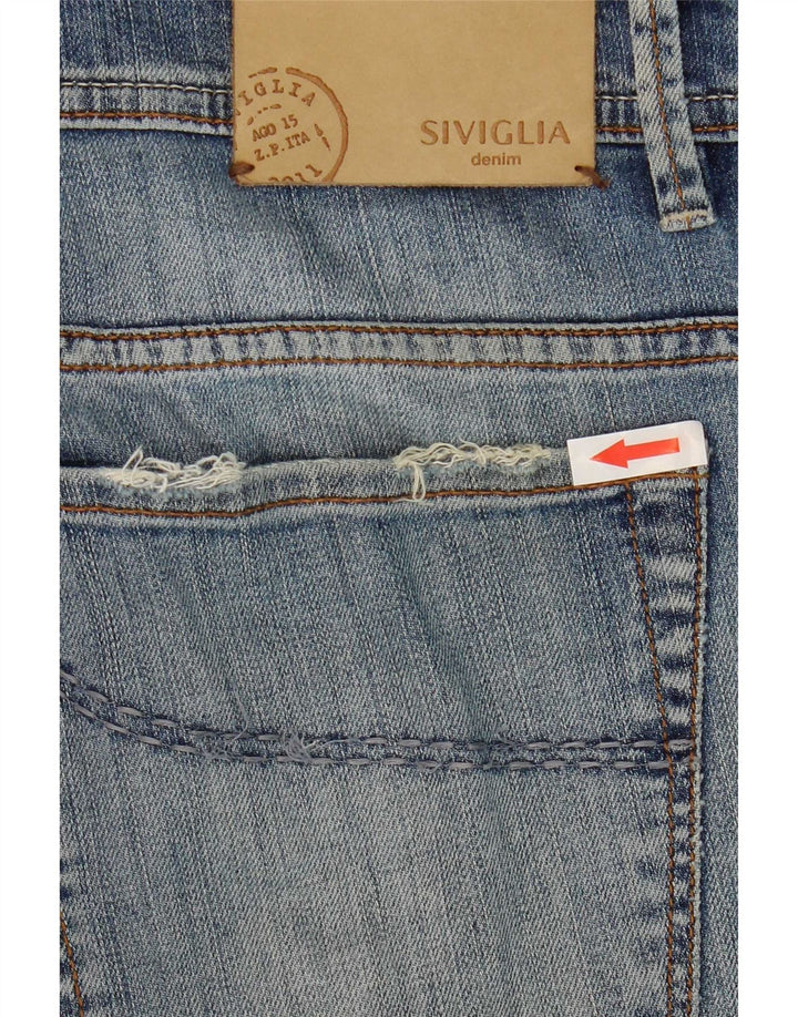 SIVIGLIA Vaqueros rectos para hombre W36 L27 Azul