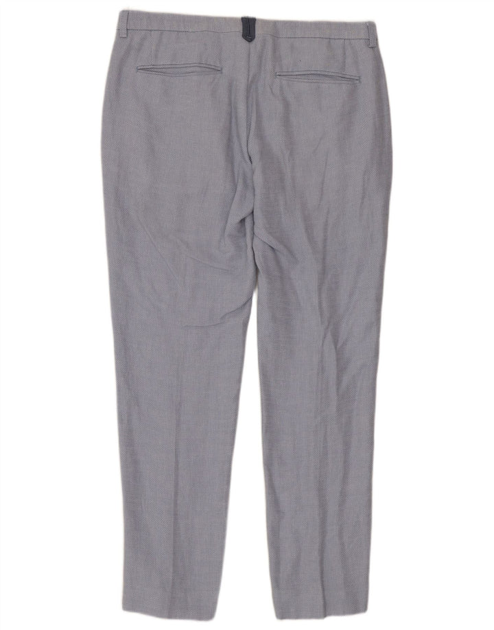 ZARA Pantalón chino slim para hombre EU 40 Medium W31 L30 Azul