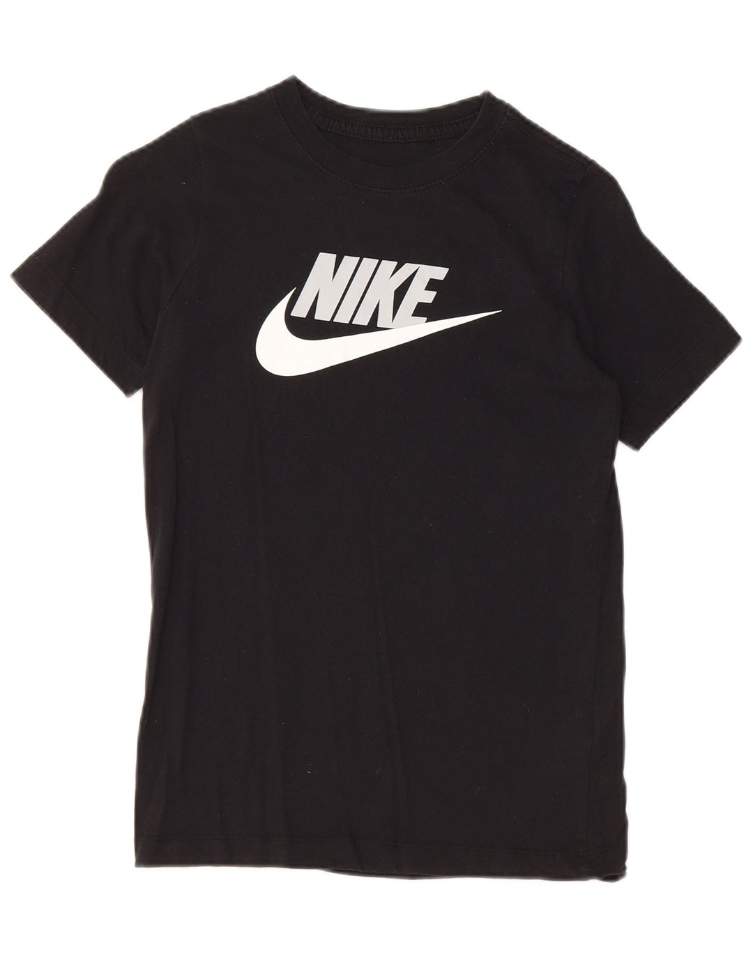 NIKE Camiseta gráfica para niños 10-11 años Mediana Negro Algodón