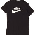 NIKE Camiseta gráfica para niños 10-11 años Mediana Negro Algodón