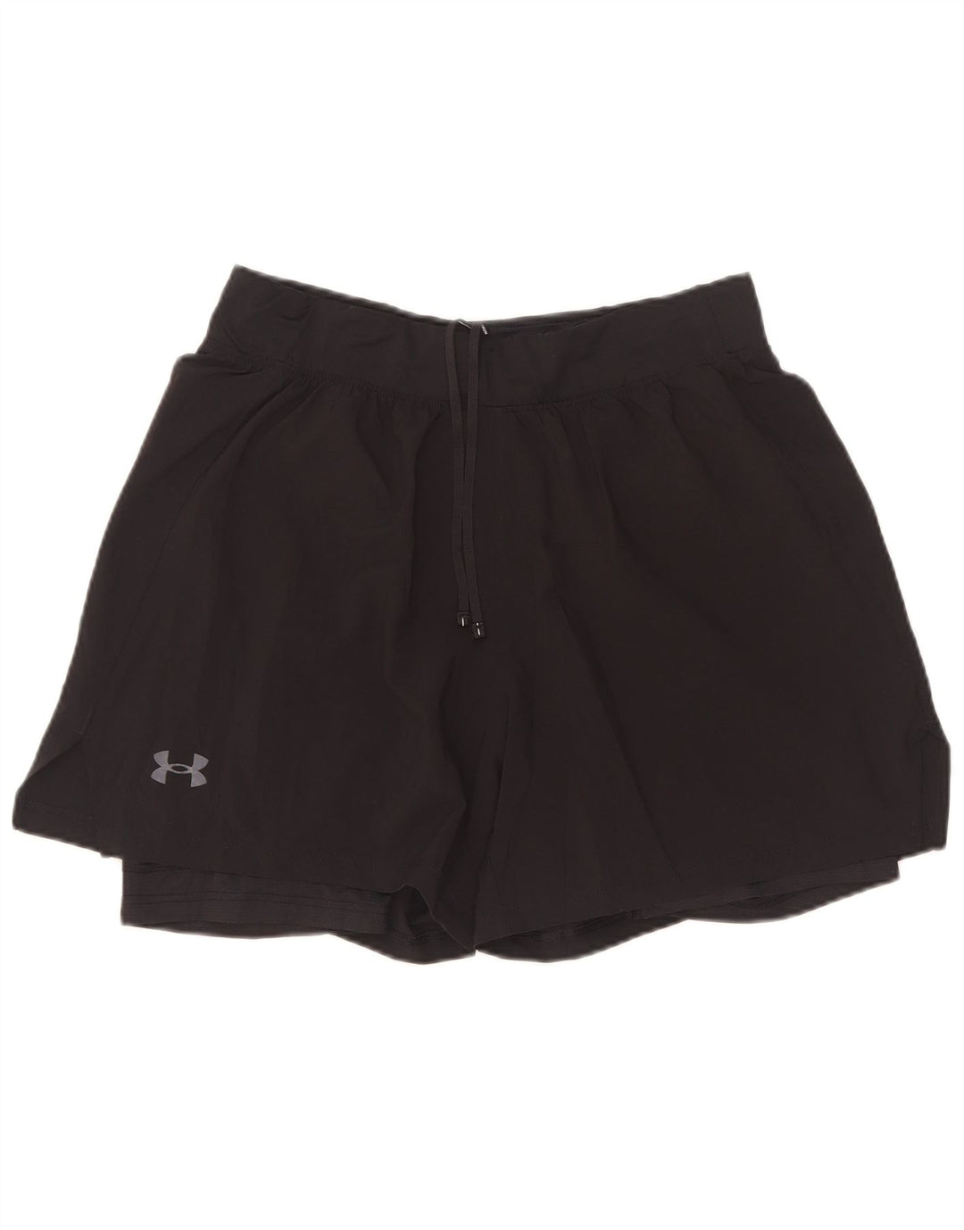 Under Armour Pantalones cortos deportivos para mujer UK 44 Grande Poliéster negro
