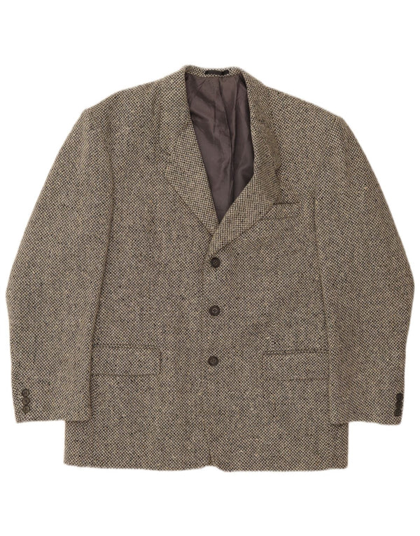 Oakwood Chaqueta tipo blazer de 3 botones para hombre UK 40 Large Grey Wool