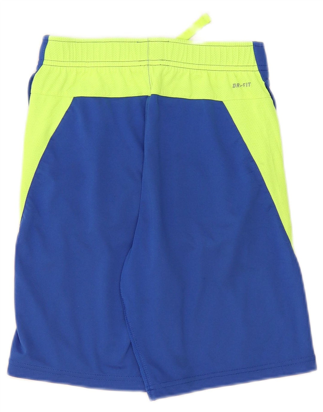 Nike Pantalones cortos deportivos Dri Fit para niños 8-9 años Pequeño azul Colorblock Poliéster