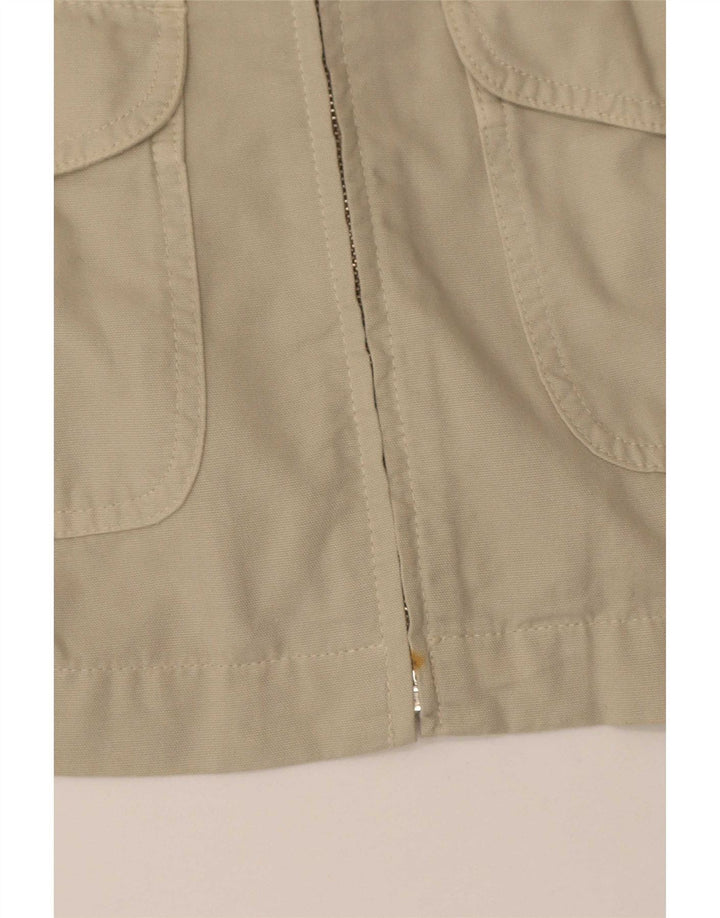 Chaqueta utilitaria para mujer Les Copains IT 46 Large Algodón beige