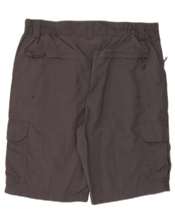 Pantalones cortos tipo cargo para hombre Mountain Warehouse W34 Large Grey Polyamide