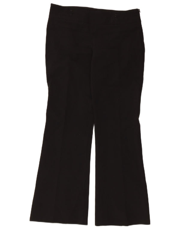 Zara Pantalones casuales acampanados para mujer EU 38 Small W28 L29 Poliéster negro
