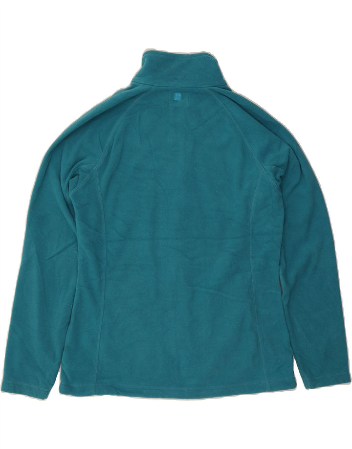 MOUNTAIN WAREHOUSE Womens Fleece Jacket UK 14 Large Turquoise Polyester Vintage Mountain Warehouse and Second-Hand Mountain Warehouse from Messina Hembry 